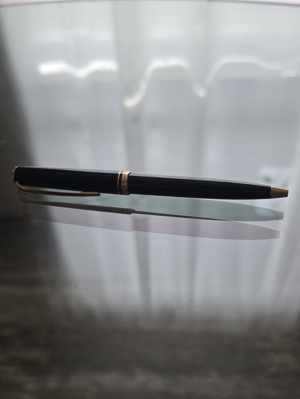 Montblanc Black and Gold Ballpoint Pen